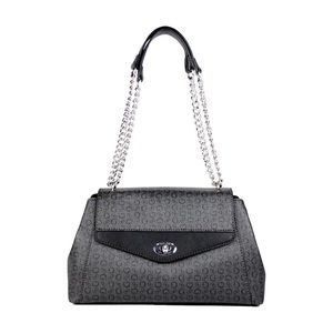 NWT Guess Los Angeles Charcoal Satchel Handbag